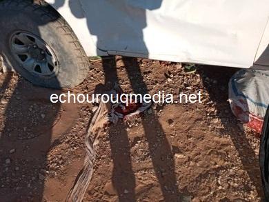 صورة بعد انقلاب السيارة