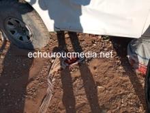 صورة بعد انقلاب السيارة