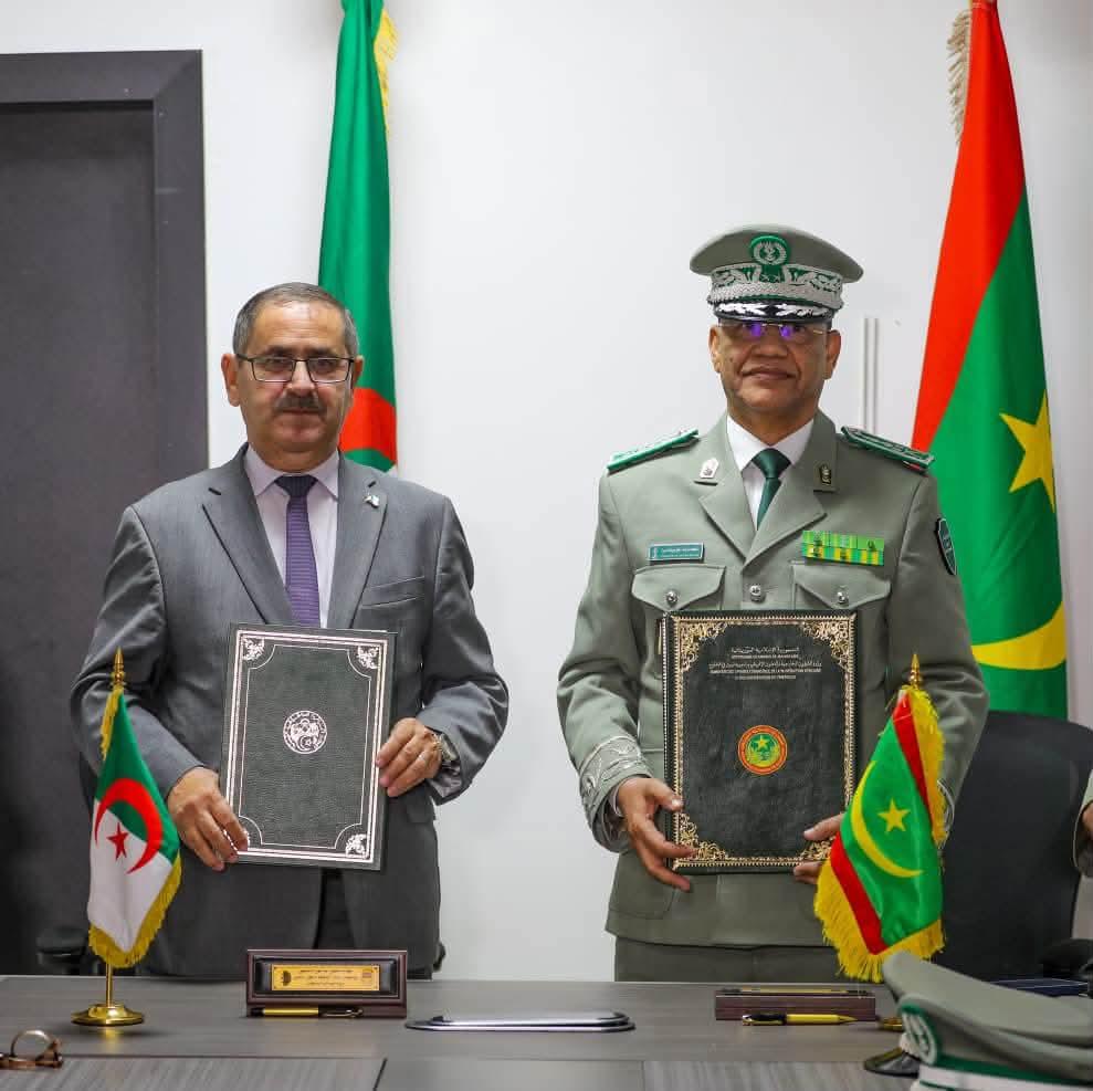 المدير العام للجمارك الجزائرية يختتم زيارة عمل إلى نواكشوط بتوقيع اتفاقية تعاون جمركي