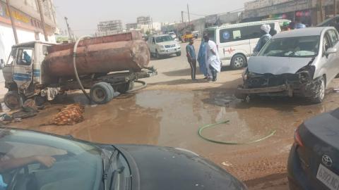وفاة اثر حادث سير في منطقة الصحراوي