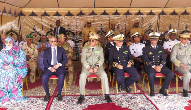 وزير الدفاع يضع حجر الأساس للأكاديمية البحرية في نواذيبو