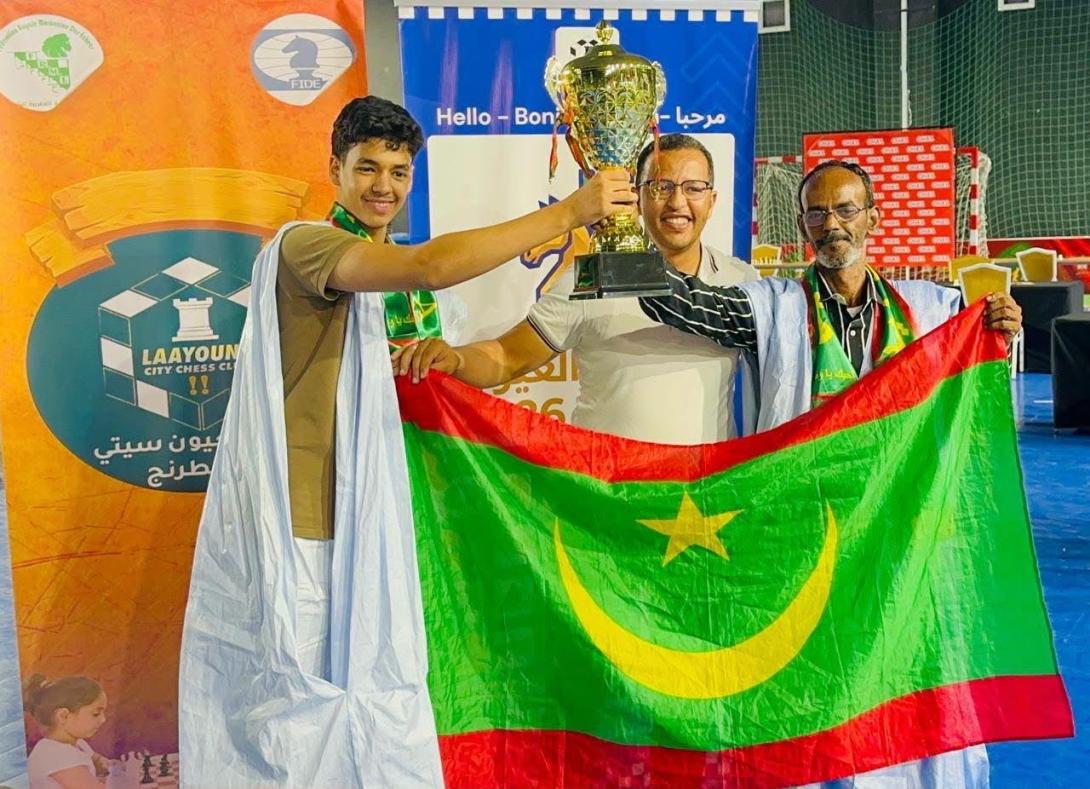 الموريتاني عبد الرحيم طالب يتوج بلقب بطولة الشطرنج الخاطف في مهرجان العيون الدولي