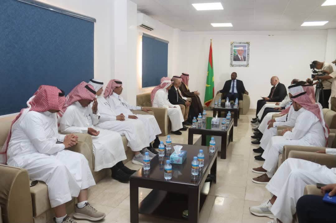 وزير التنمية الحيوانية يستقبل وفداً استثمارياً سعودياً في نواكشوط