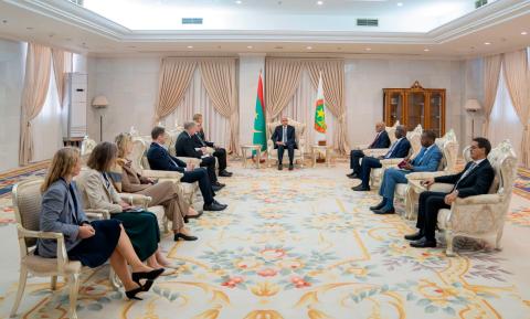 رئيس الجمهورية يستقبل وزير الخارجية الألماني ويبحثان تعزيز التعاون والقضايا ذات الاهتمام المشترك