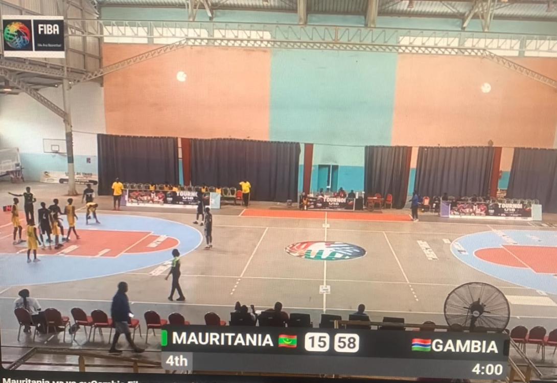 منتخب موريتانيا لكرة السلة تحت 16 عاماً يخسر أمام غامبيا