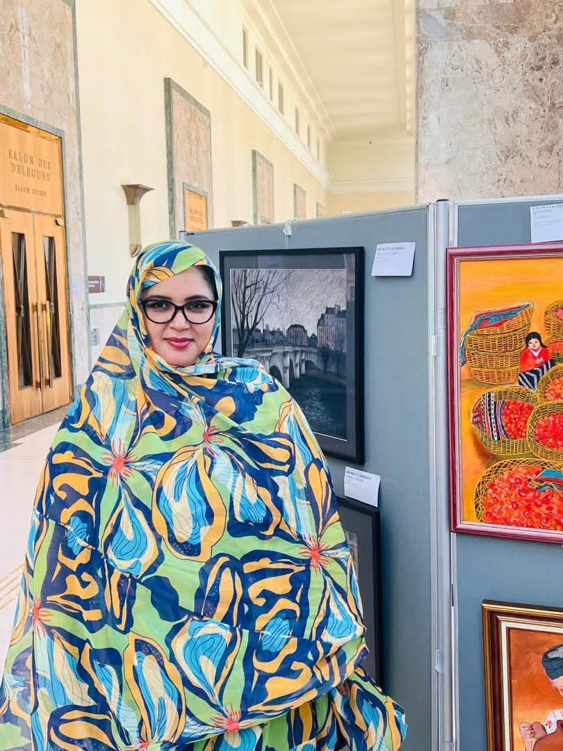 رئيسة المرصد الوطني لحقوق المرأة والفتاة تزور معرض “Her Voice, Our World” في قصر الأمم بجنيف