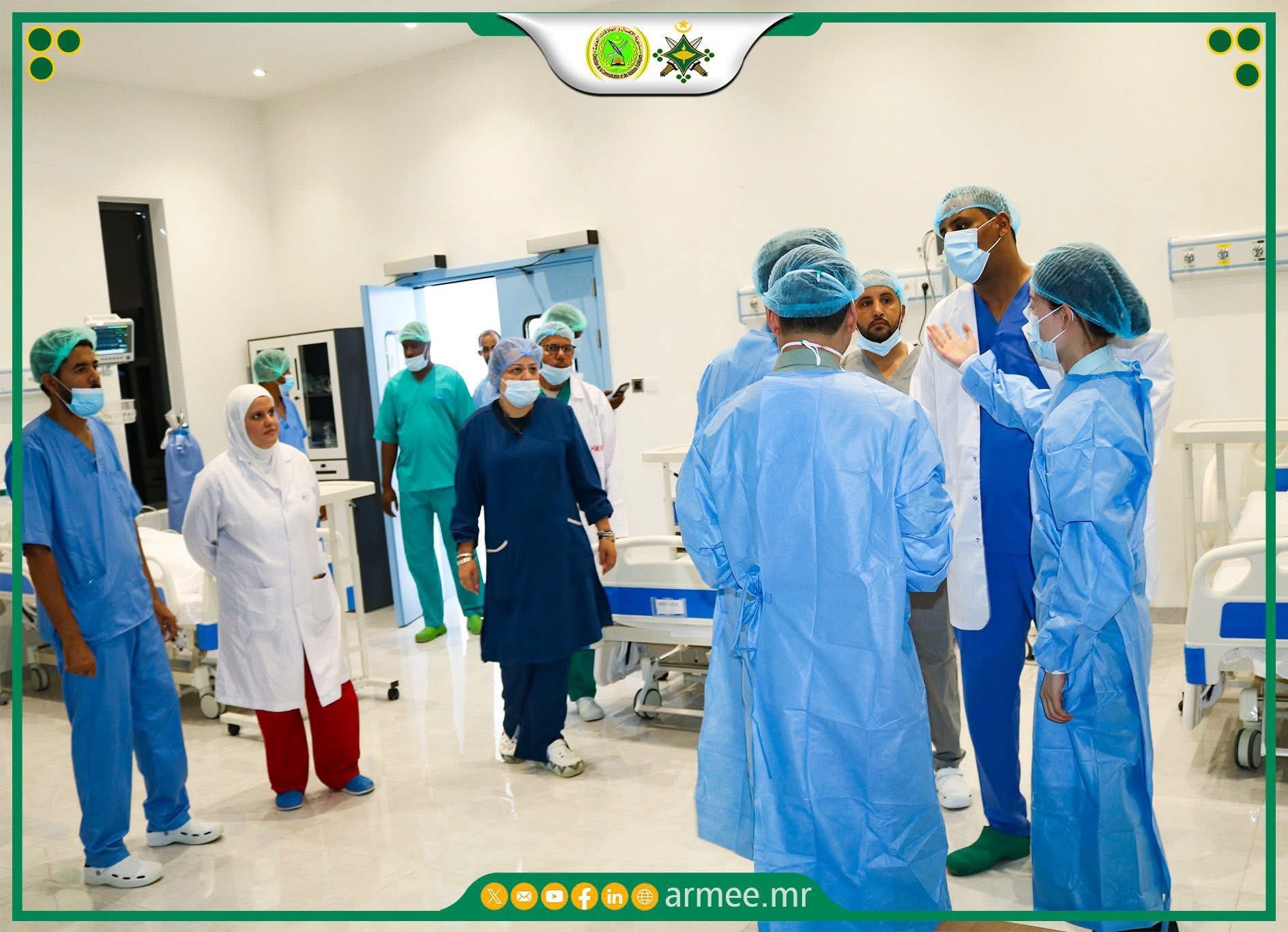 وفد طبي عسكري صيني يزور المستشفى العسكري ومركز أمراض القلب بنواكشوط