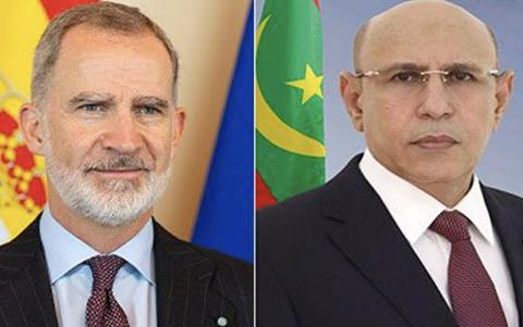 الغزواني يعزي ملك إسبانيا ورئيس حكومتها في ضحايا تصادم قطارين