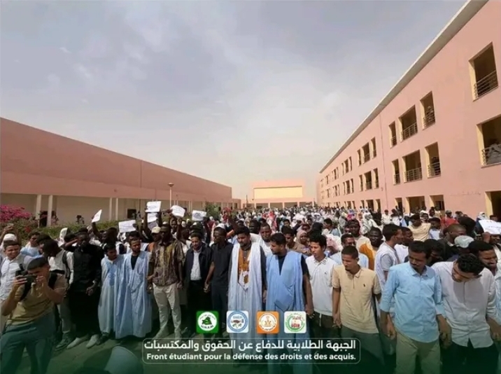 وقفات احتجاجية في جامعة نواكشوط للمطالبة بتحسين الأوضاع الجامعية